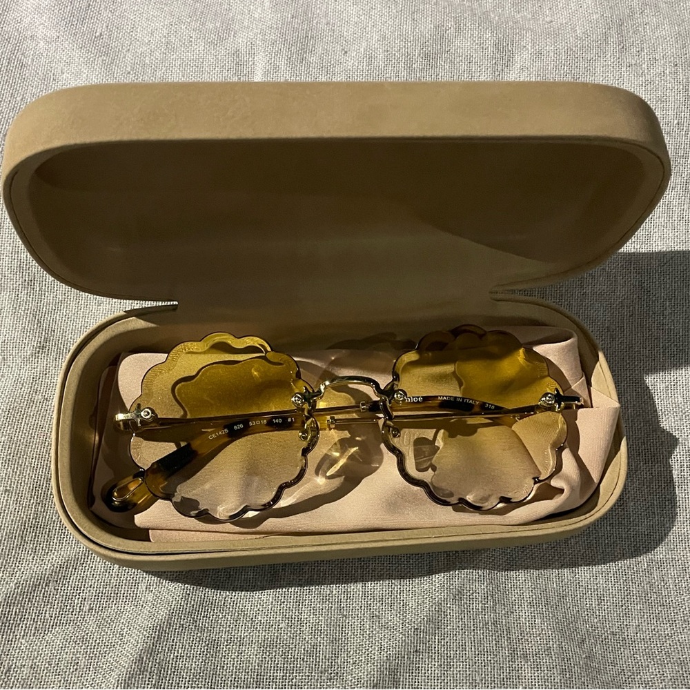 ❌SOLD❌ ⭐️ PRISTINE CONDITION ⭐️ Chloé round sunglasses - Picture 1 of 7